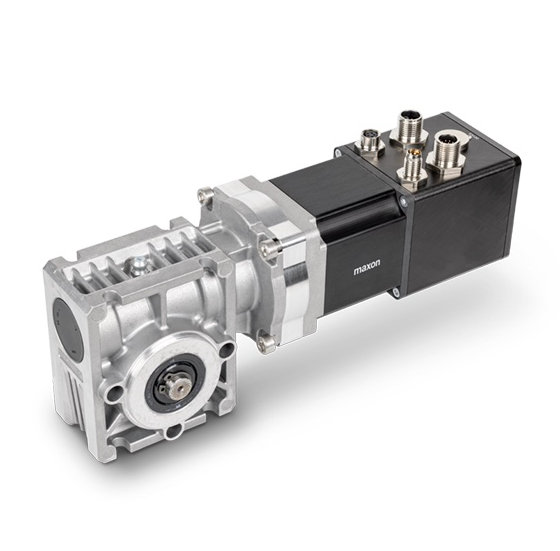 Servomotor con reductor en ángulo recto